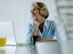 Senior portrait, morning          LI CO RE Stock Footage