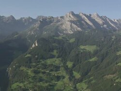 WS POV  View of lake at VierwaldtstÃƒÂ¤dter / Attinghausen, Uri, Switzerland Stock Footage