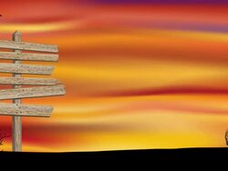 Spooky Western Scene Stock Footage