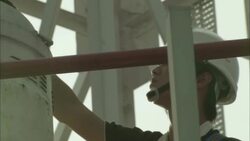 A technician checks equipment. Stock Footage