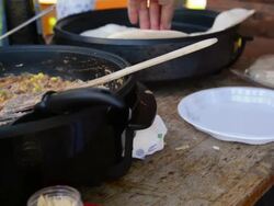 preparation of tortillas Stock Footage