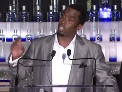 Sean 'Diddy' Combs Announces New Business Venture With Ciroc Vidka Stock Footage