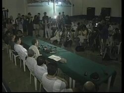 GALAPAGOS: OIL SPILL: SEAL IN WATER News Clip