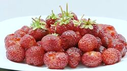 Fresh strawberries, close up Stock Footage