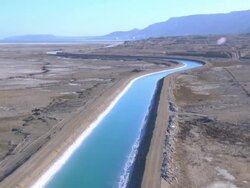 Aerial the Judea Desert, Israel Stock Footage