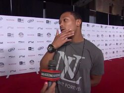 INTERVIEW: Romeo on his DWTS elimination at the 2011 Maxim Hot 100 Party With New Era, Miller Lite, 2(x)ist And Silver Jeans Co. at Hollywood CA. (Footage by WireImage Video/GettyImages) Stock Footage