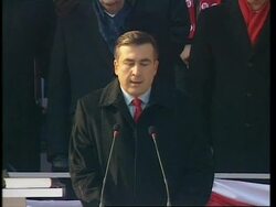 WRAP Saakashvili to be sworn in to new term in Georgia after disputed election, military News Clip