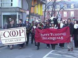 ATMOSPHERE - parade - The Hasty Pudding Theatricals Honor Helen Mirren as 2014 Woman of the Year Stock Footage