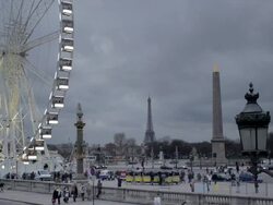 Place de la Concorde, Paris, France Stock Footage