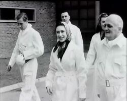 PRINCESS VISITS MINE - News Clip