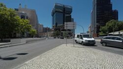 Street in Lisbon Stock Footage