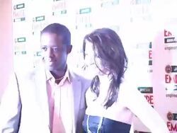 Adrian Lester and Talulah Riley at the Jameson Empire Awards at London England. (Footage by WireImage Video/GettyImages) Stock Footage