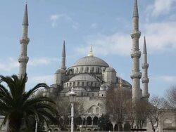 Blue Mosque, Istanbul, Turkey Stock Footage
