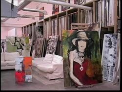 Rotating art displays in trendy restaurants News Clip