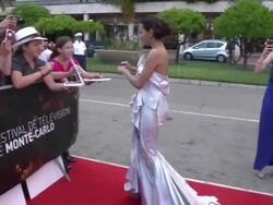 Eva Longoria at 52nd Annual Monte Carlo Television Stock Footage