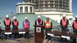 CLEAN : US Capitol White House on lockdown; reports of shots at Capitol News Clip