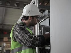 HD:Factory Worker Stock Footage