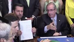 CLEAN : Brazil New impeachment request filed against Rousseff News Clip