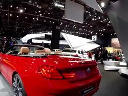 BMW cars on display at the Detroit Motor Show News Clip