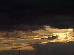 sunset clouds Stock Footage
