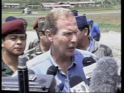 GUATEMALA: PRESIDENT ARZU PERSONALLY OVERSEES CEASEFIRE News Clip