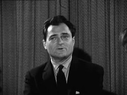 Mike Todd and Elizabeth Taylor Interview Stock Footage