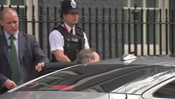 David Cameron Departs Downing Street for Final PMQs News Clip