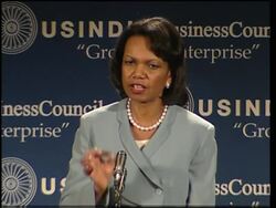 Condoleezza Rice addresses the US-India Business Council News Clip