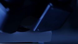 Dolly Shot of Microscope in Dark Stock Footage