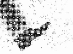 STEP : modern halftone style (LOOP) Stock Footage