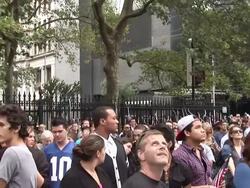 New York City Commemorates 10th Anniversary Of Sept. 11th Attacks Stock Footage