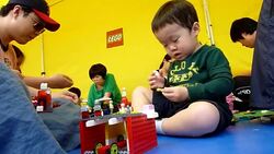 CLEAN: Record breaking lego tower in Seoul News Clip