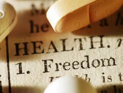 Health dictionary Stock Footage