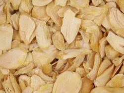 Dried garlic. Kitchen herbs background Stock Footage