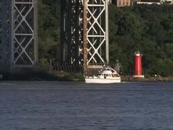 The Little Red Lighthouse Stock Footage
