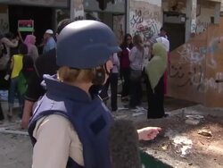 A Look at Colonel Gaddafi's Tripoli Compound News Clip