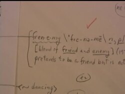 Merriam-Webster's Collegiate Dictionary has added about 100 new words that largely reflect changing trends in American society News Clip