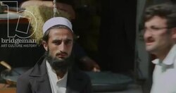 Man standing on the street, Bahrain, Swat Stock Footage