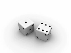 pair of dice Stock Footage