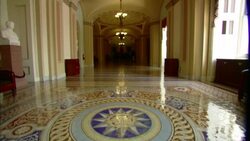 Light from a window reflects off a tiled floor. Stock Footage