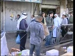 Arafat HQ, street scenes, newspapers News Clip