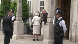 CLEAN : Queen Elizabeth visits Prince Philip News Clip