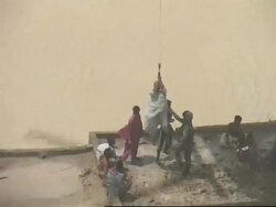 Helicopters drop aid to some of the coastal communities cut off by floods Instructional Video