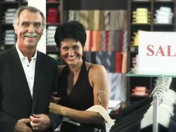 HD: Husband And Wife Shopping Stock Footage