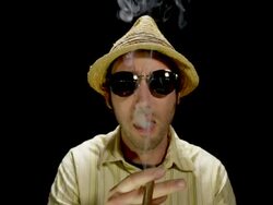 POKER PLAYER WITH CIGAR-LIMBO-1080HD Stock Footage