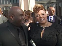 INTERVIEW: David Mann and Tamela Mann on the event. at the 42nd NAACP Image Awards at Los Angeles CA. (Footage by WireImage Video/GettyImages) Stock Footage