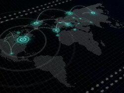 Global Network. Stock Footage