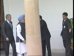 Singh, Barroso, Socrates attend summit meeting News Clip