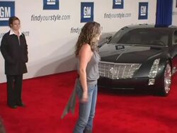 4th Annual 'ten' Fashion Show Presented By General Motors arrivals and Interviews Stock Footage