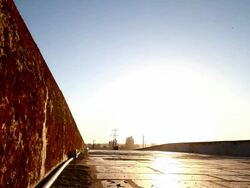 mimar sinan bridge in buyukcekmece Stock Footage